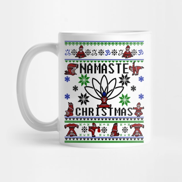 Namaste Ugly Christmas Sweater by KsuAnn